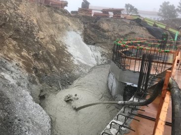 Pool - Engineered fill behind shotcrete walls 27PCF PLDCC