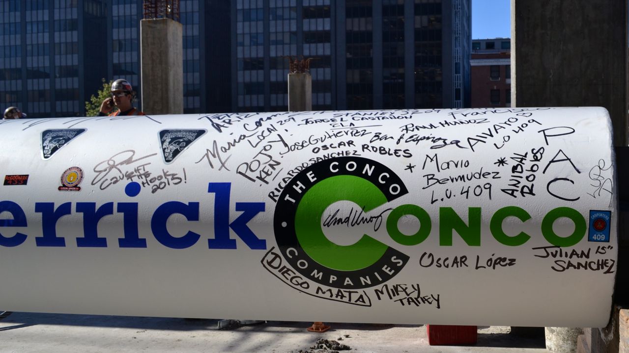 The Conco Companies New Los Angeles Federal Courthouse Steel Topping Out 2