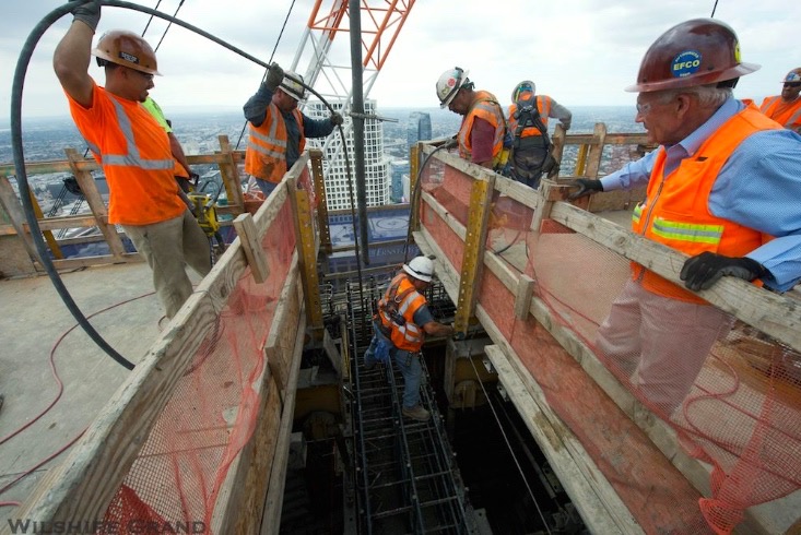 Wilshire Grand - Conco Concrete Finishing