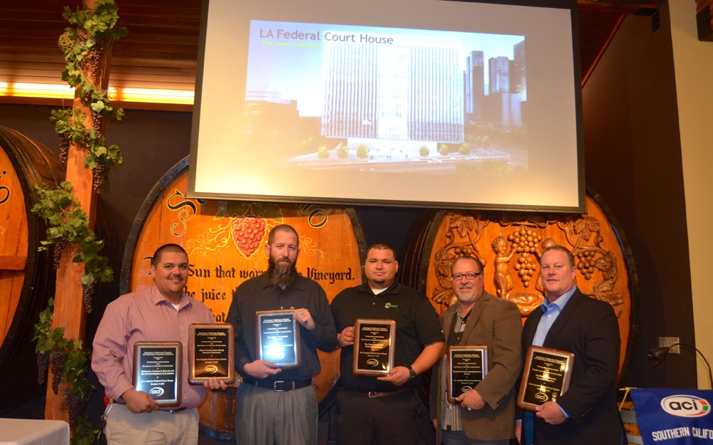 Los Angeles Floating Cube Construction Award - Conco Companies