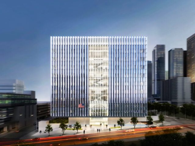 Los Angeles Floating Cube Rendering Construction Award - Conco Companies
