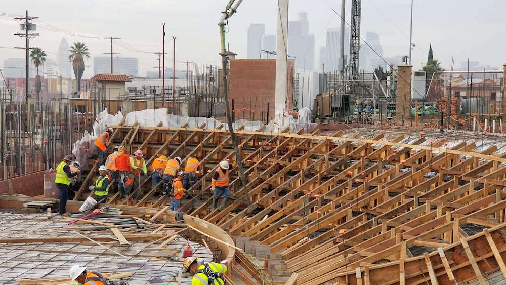 Art Complex Cathedral High School - The Conco Companies-Pour Seating 2