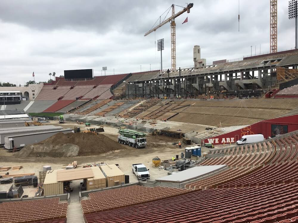 LA Memorial Coliseum Renovation - 20180918