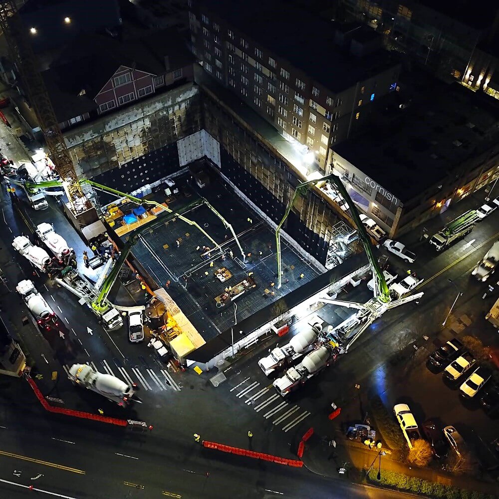 Boren Tower Aerial - The Conco Companies - Seattle Concrete Contractors (1)