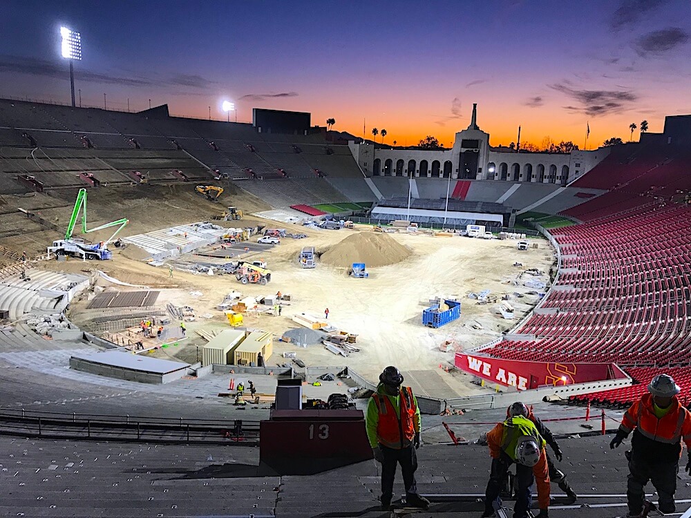 Completed Concrete Renovations Los Angeles Memorial Coliseum - The Conco Companies - 7