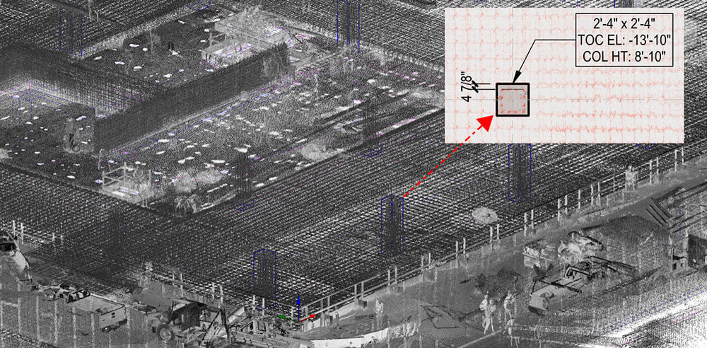 Figure 3. Prepour QAQC