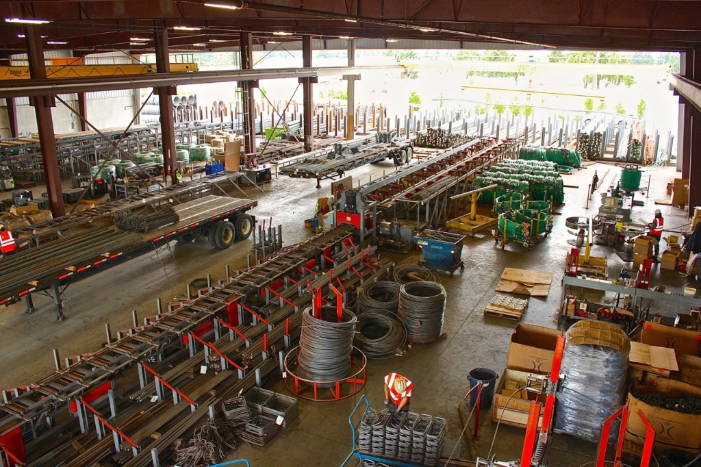 Rochester Seattle rebar fabrication facility