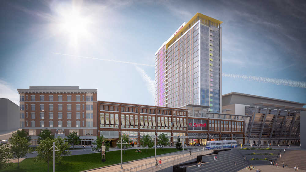 Tacoma Convention Center Hotel Rendering - Conco Companies